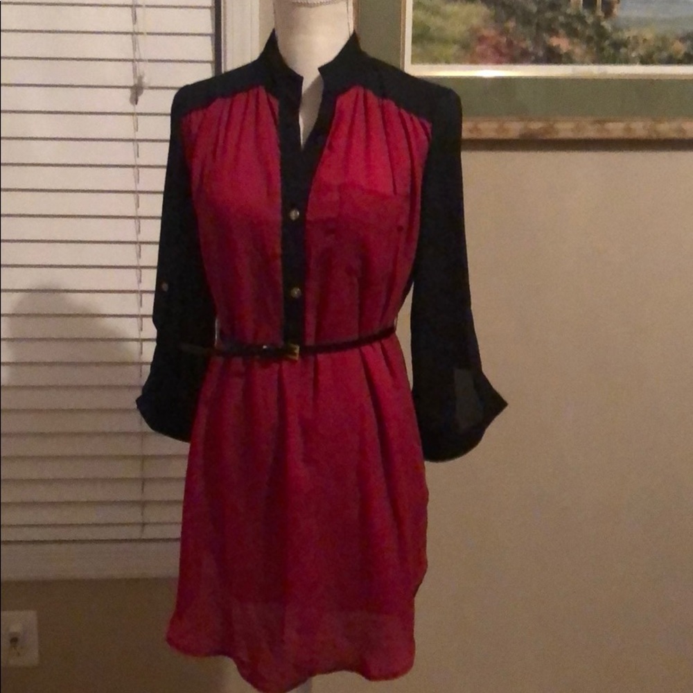 Women’s small black/red dress